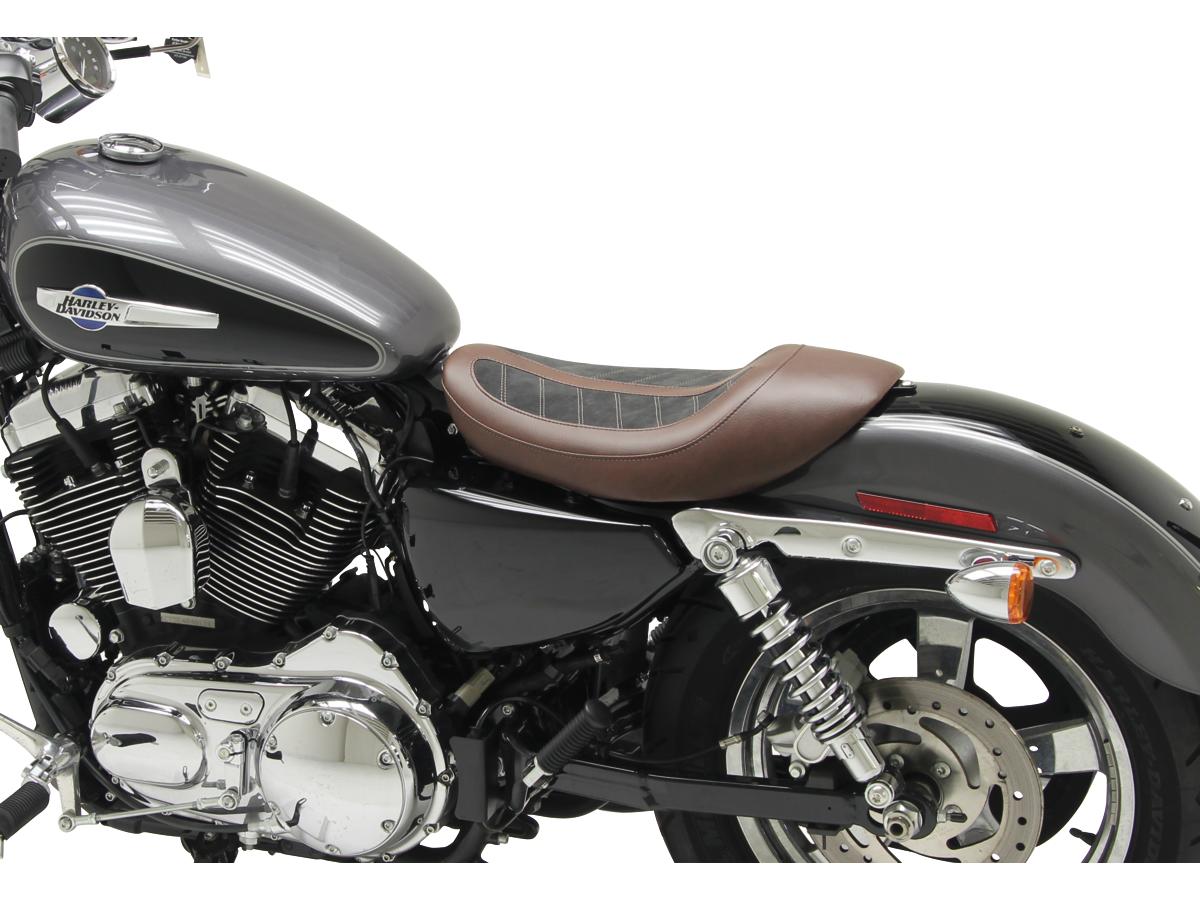 Mustang Fred Kodlin Signature Series Solo Seat Black Dark Brown Alcantara Leather Mustang