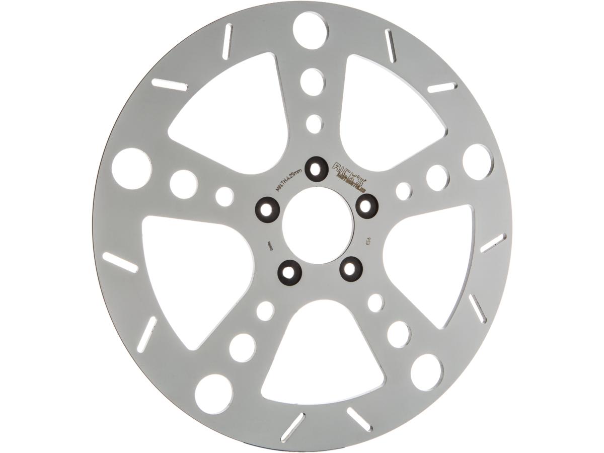 Ricks Motorcycles Rodder Brake Rotor Stainless Steel Polished 11,5" Front Ricks Motorcycles Default Title