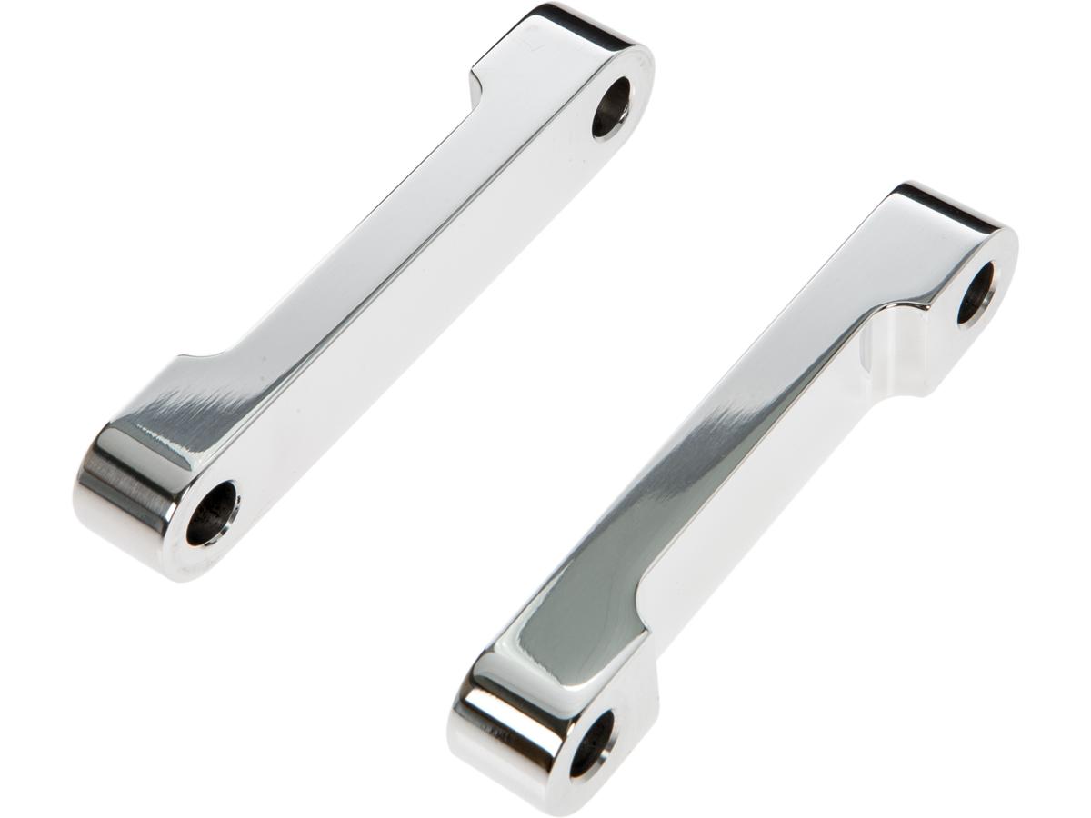 Ricks Motorcycles Front Fender Mounting Bracket For 23" 26" 30" Wheels On Touring Models Without Screw Kit Polished Ricks Motorcycles Default Title