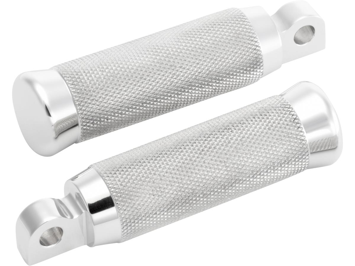 Ricks Motorcycles Knurled Foot Pegs For Sportster 48 And 72 Models Aluminium Polished Ricks Motorcycles Default Title