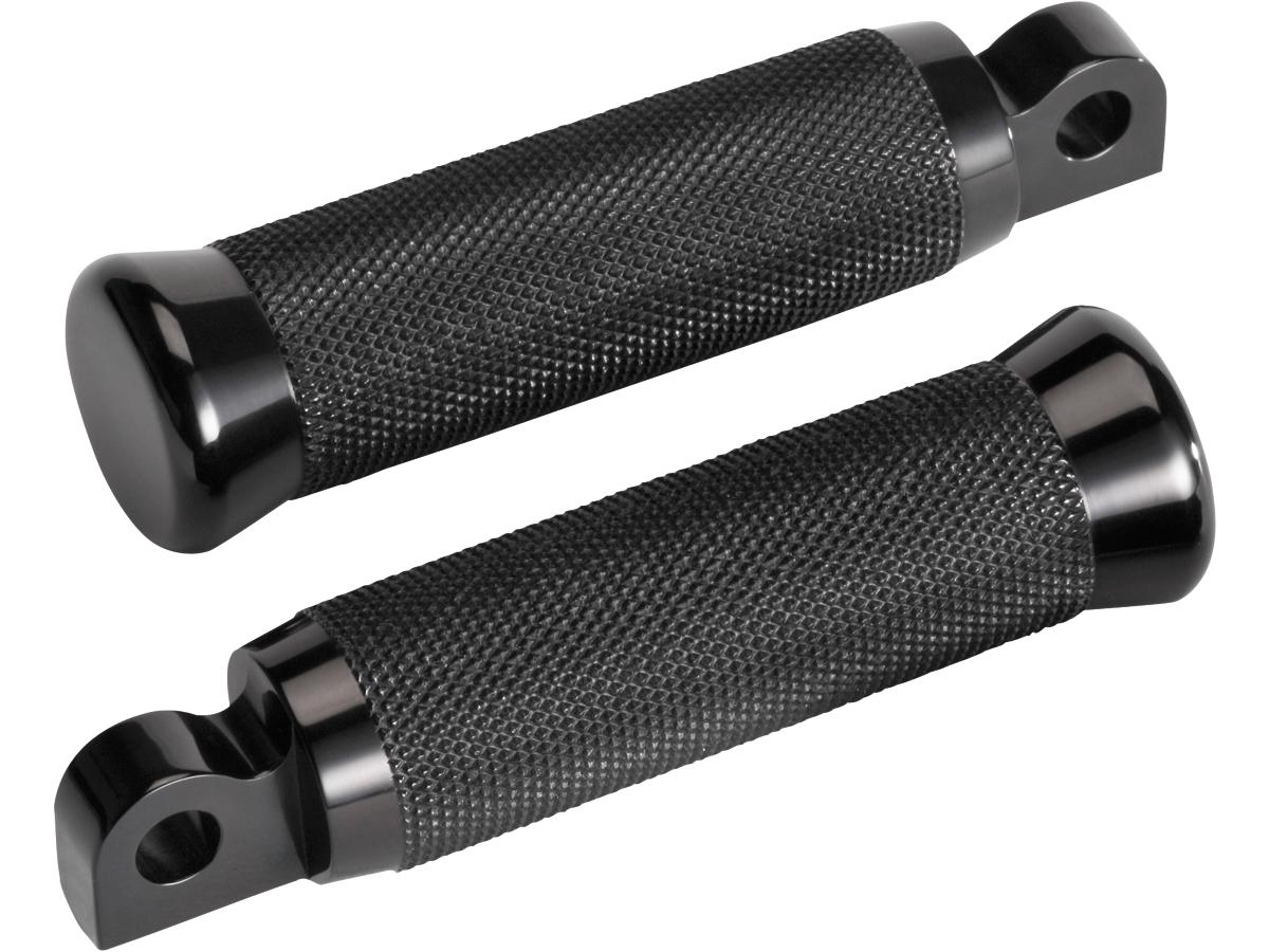 Ricks Motorcycles Knurled Foot Pegs For Sportster 48 And 72 Models Black, Anodized, Knurled Ricks Motorcycles Default Title
