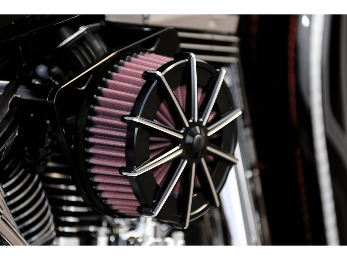 Ricks Motorcycles Good Guys 2 Spoke Air Cleaner Cover Bi Color Ricks Motorcycles