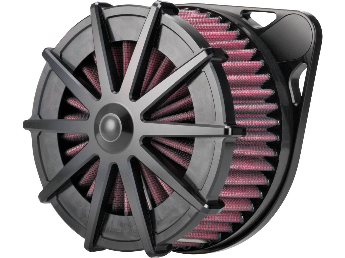 Ricks Motorcycles Good Guys 2 Spoke Air Cleaner Cover Black Ricks Motorcycles Default Title
