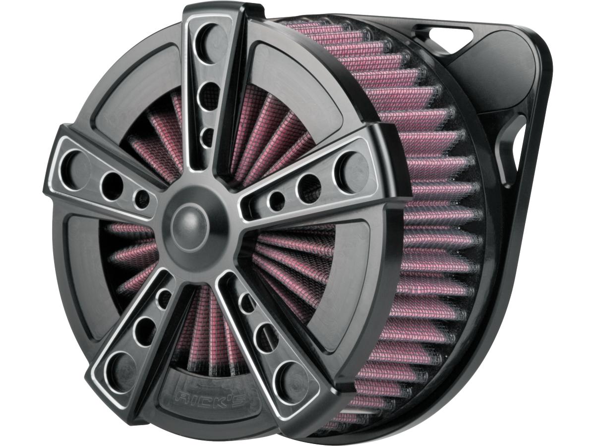 Ricks Motorcycles Good Guys 2 Rodder Air Cleaner Cover Black Ricks Motorcycles Default Title