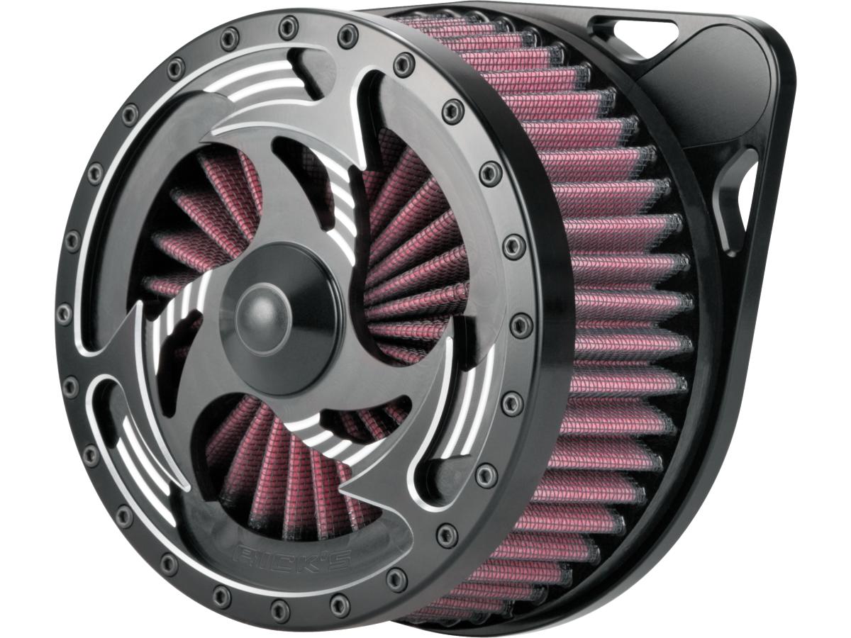 Ricks Motorcycles Good Guys 2 H. Lector Air Cleaner Cover Black Ricks Motorcycles Default Title