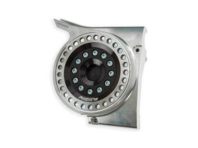 Ricks Motorcycles Belt Protektor, Off Set Pulley Cover Black Ricks Motorcycles