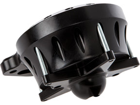 Ricks Motorcycles Iron Speedometer Housing For Sportster Black Anodized Ricks Motorcycles