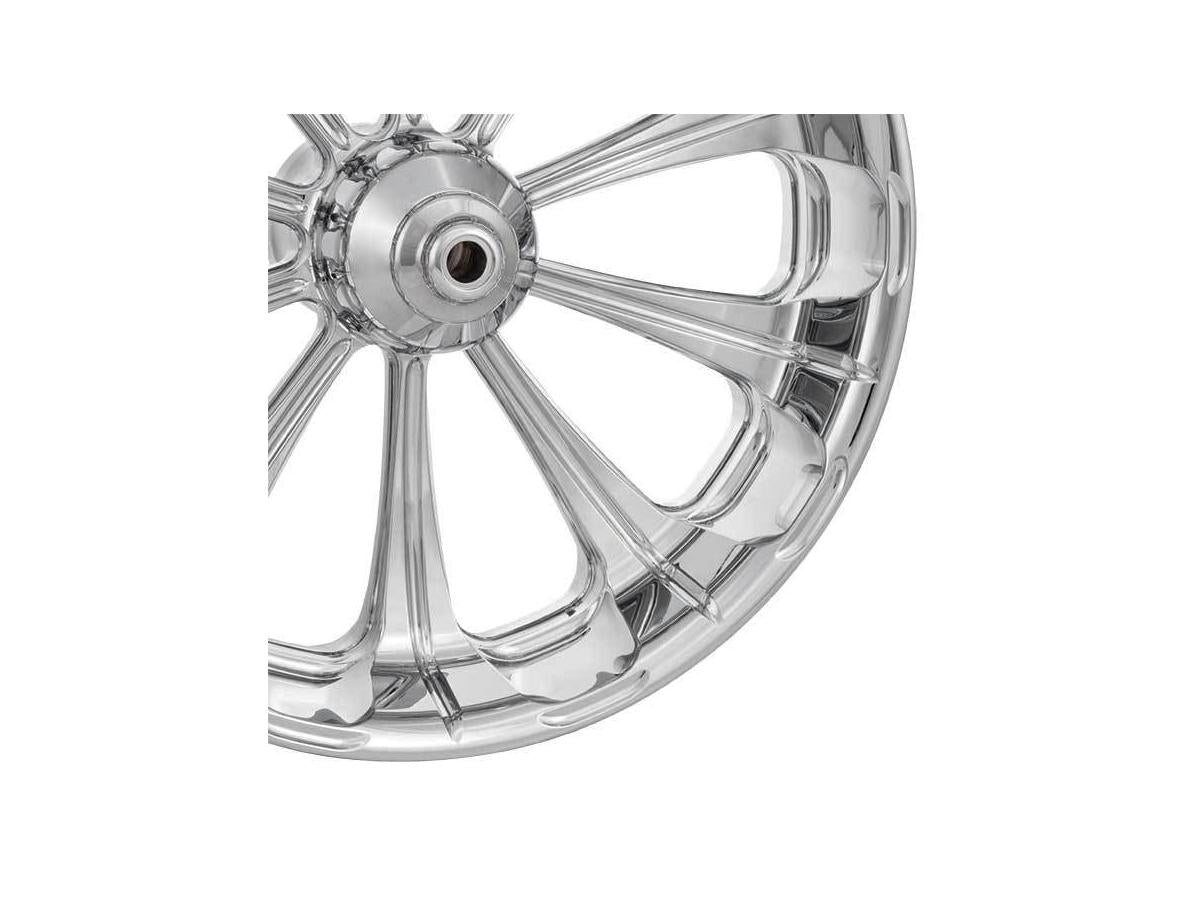 Performance Machine Revel Wheel Chrome 21" 3,50" Abs Single Flange Front Performance Machine