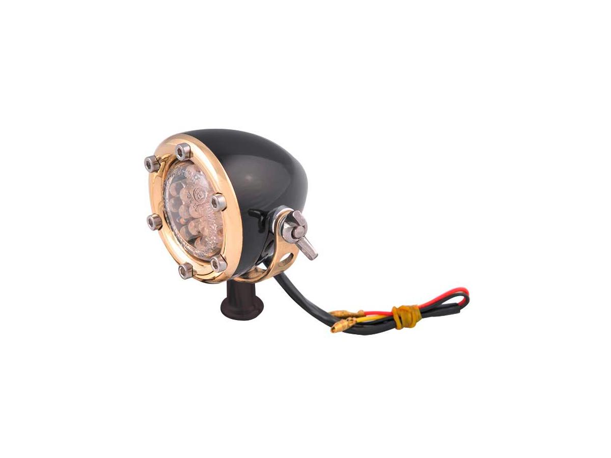 Chopper Kulture Led Taillight Brass Black Led Chopper Kulture