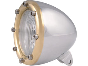 Chopper Kulture 4" Headlight Aluminium Polished H4 Chopper Kulture Default Title