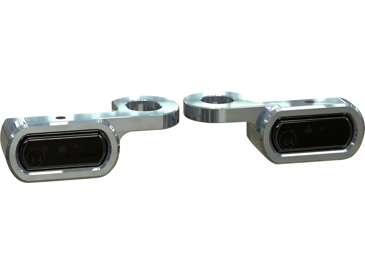 Thunderbike Stripe Led Turn Signal Aluminium Polished Light Smoke Led Thunderbike Default Title