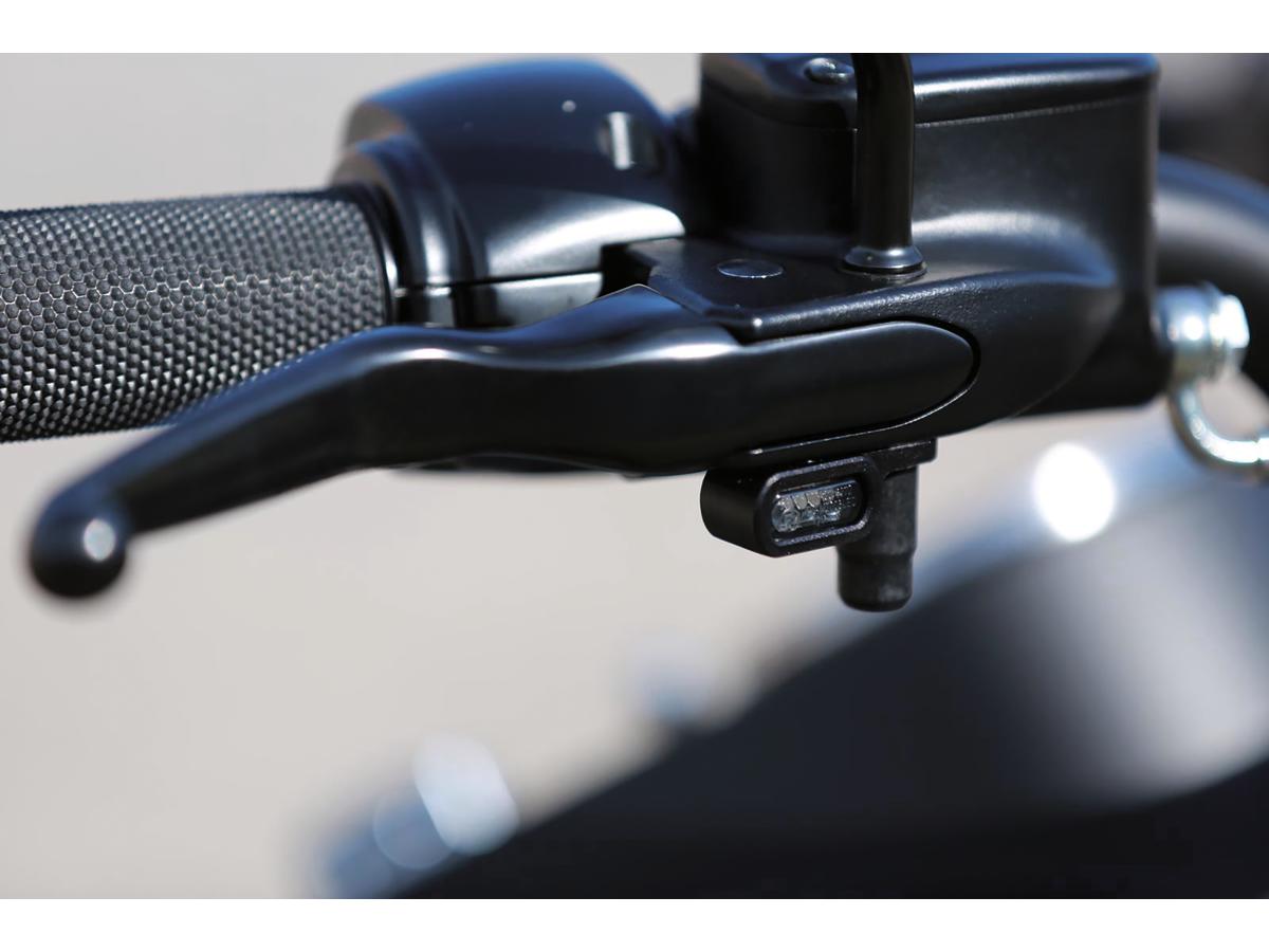 Thunderbike Stripe Led Turn Signal Black Powder Coated Light Smoke Led Thunderbike