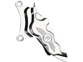 Performance Machine 6 Piston Differential Bore Brake Caliper Chrome Left Performance Machine Default Title