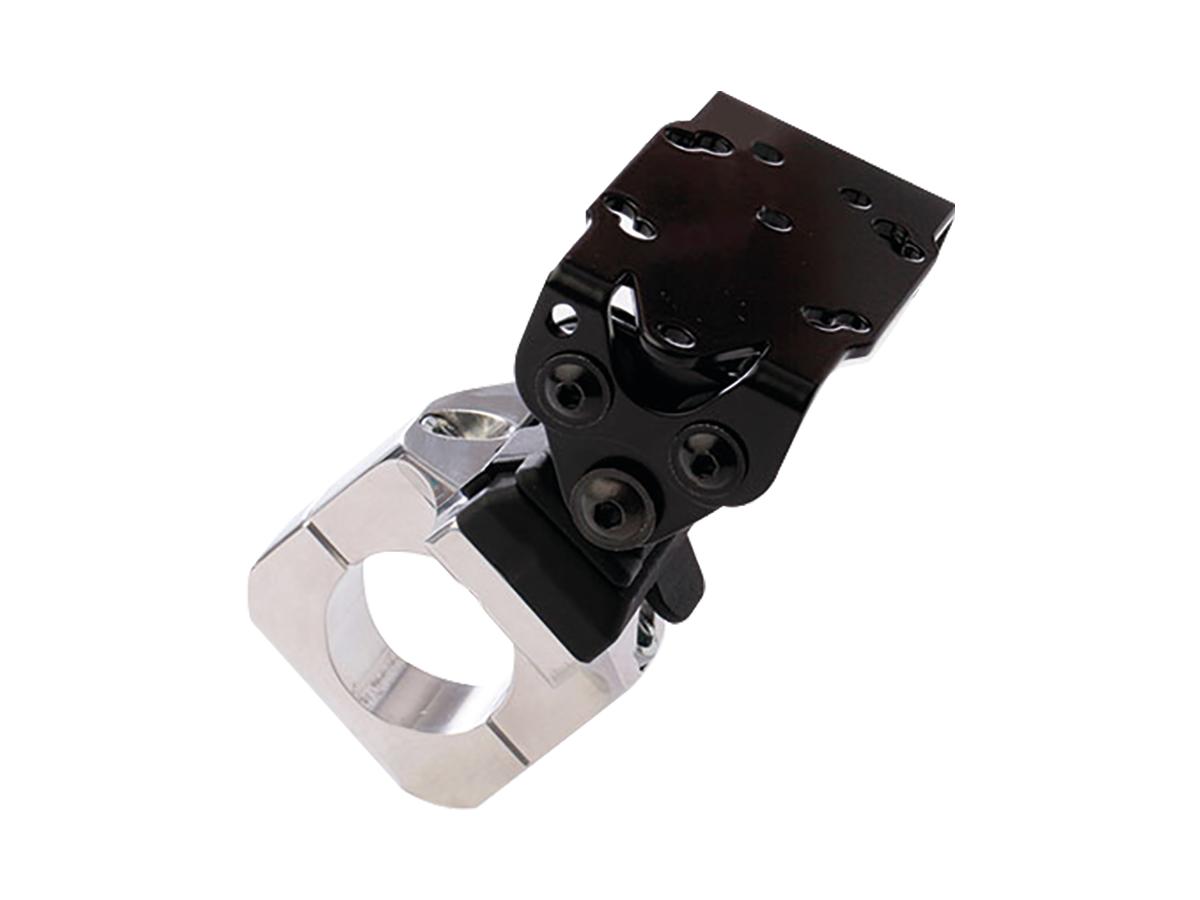 Crc Custom Parts Navigation / Phone Bracket Universal, 7/8" (22 Mm), Polished Navigation Handlebar Bracket Crc Custom Parts Default Title