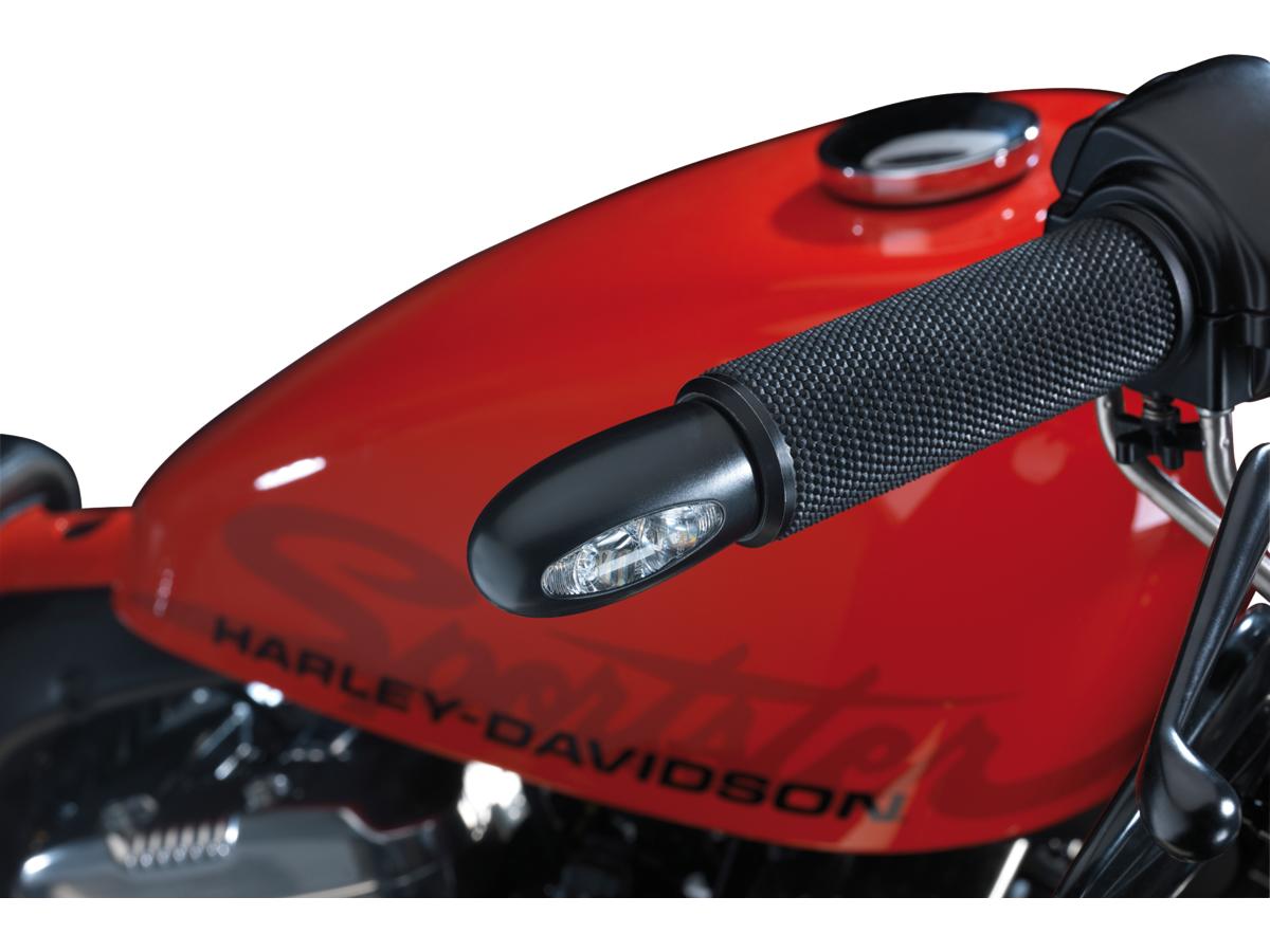 Thunderbike Base Grip Turn Signal Adapter Black Anodized Thunderbike