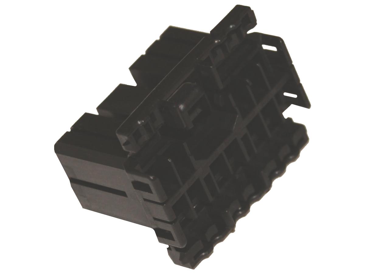 Namz Amp Multilock Connector Housing 12 Wire Plug Black Namz Default Title