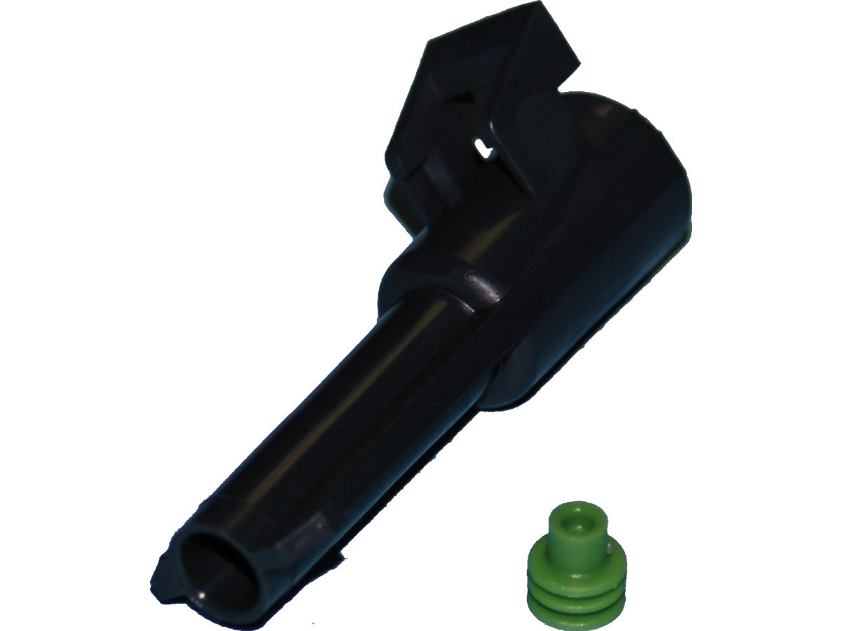 Namz Delphi Packard Weatherpack Connectors 1 Wire Male Black Namz Default Title