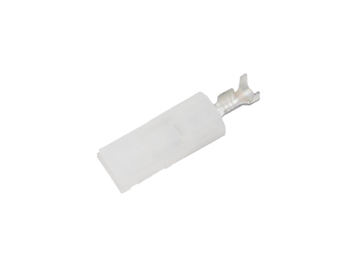 Namz Socket Housing With Terminal For Oem Speaker Amp .187" Female White White Namz Default Title