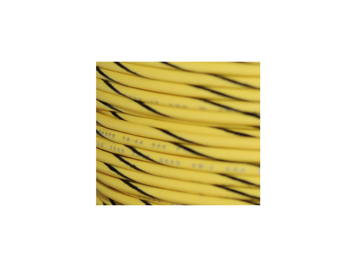 Namz Oem Colored 1mm Wire Spools Yellow, Black Stripe Namz Default Title