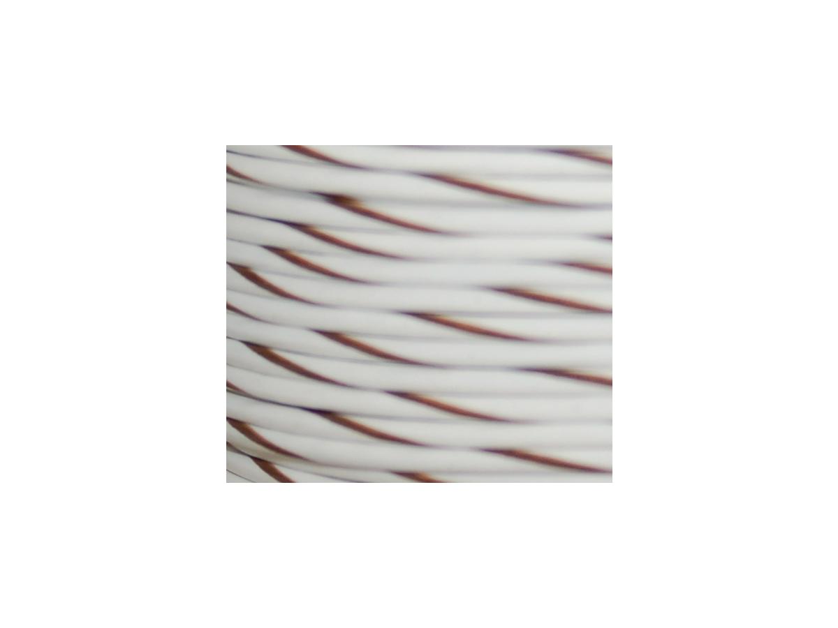 Namz Oem Colored 1mm Wire Spools White, Brown Stripe Namz Default Title