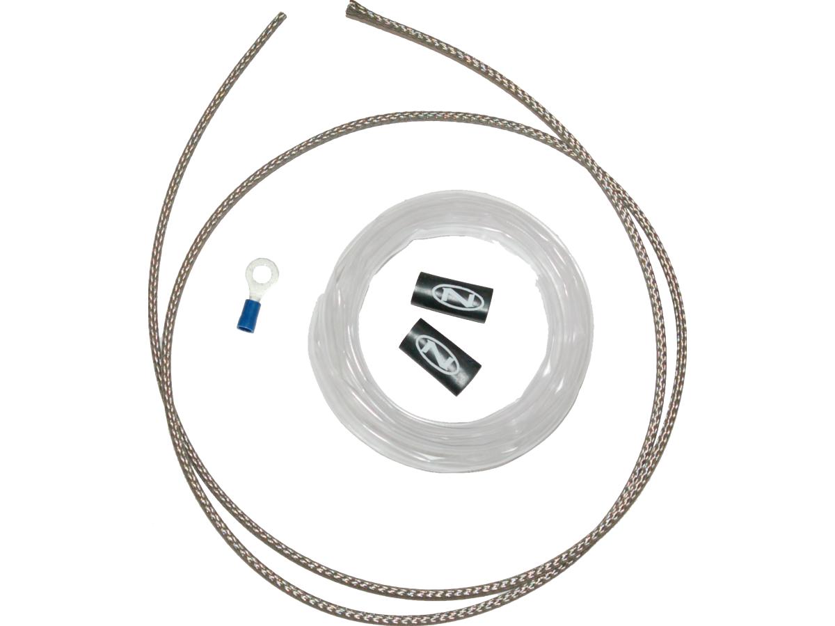 Namz Regulator Harness "Diy" Kit Fits All Regulators. (1) Stainless Braid, (1) Clear Heat Shrink. Regulator Wiring Cover Namz Default Title