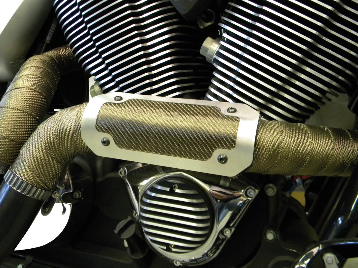 D.E.I. Flexible Heat Shields Titanium Carbon Look D.E.I. Default Title