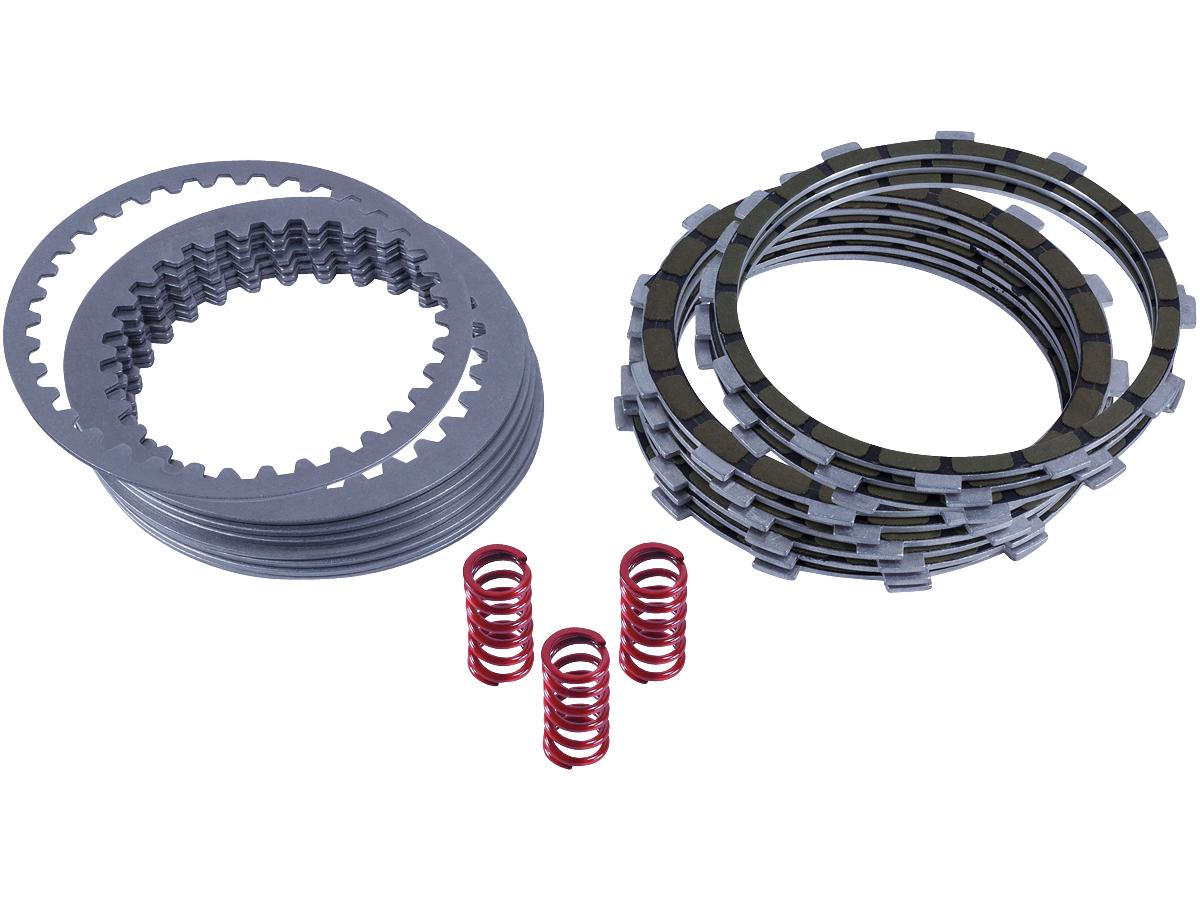 Barnett Clutch Plate Kit 9 Aramid Fiber Friction Plates, 8 Steel Plates, Set Of 3 Heavy Duty Springs (For Cvo/Se Models) Barnett Default Title