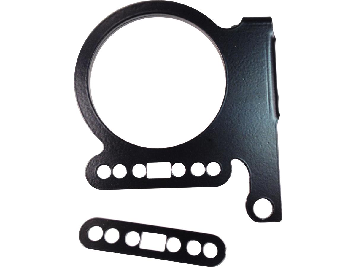Cult Werk Speedometer Relocation Kit With Speedometer Cover Black Powder Coated Cult Werk Default Title
