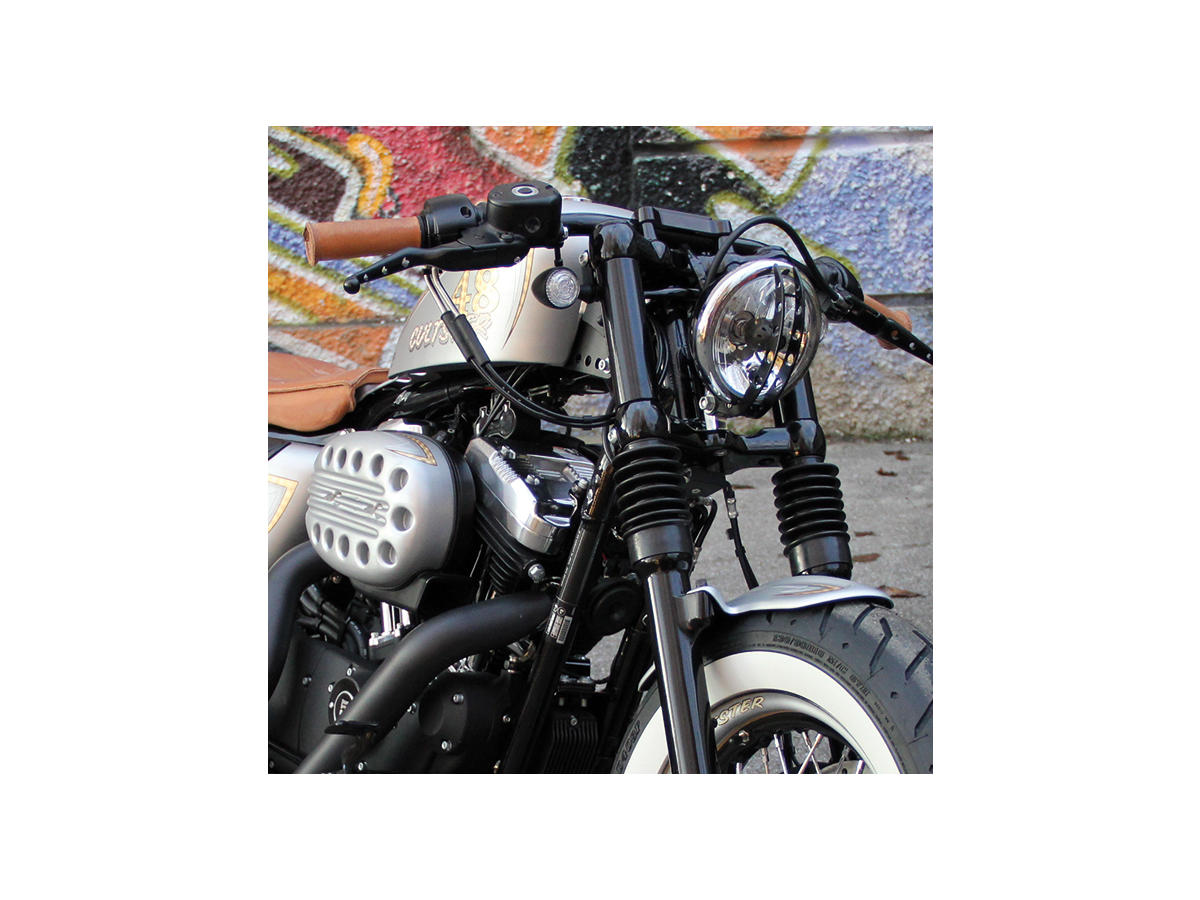 Cult Werk Upper Fork Cover Black Gloss Powder Coated Cult Werk