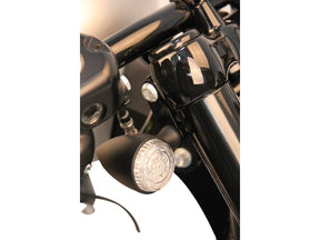 Cult Werk Front Turn Signal Bracket Black Powder Coated Cult Werk