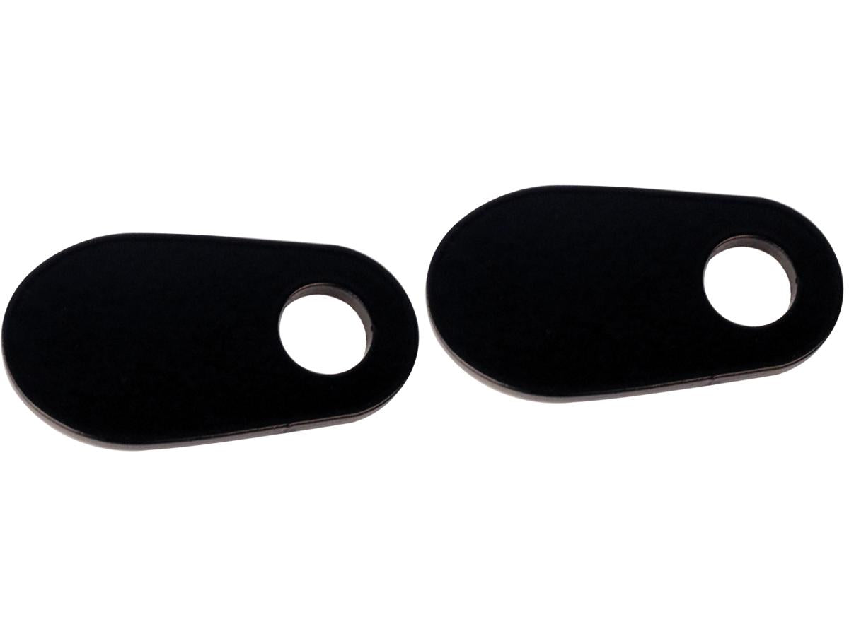 Cult Werk Turn Signal Mounting Plate Black Powder Coated Cult Werk