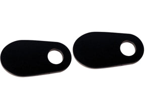 Cult Werk Turn Signal Mounting Plate Black Powder Coated Cult Werk