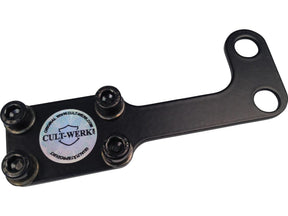 Cult Werk Coil Bracket, Black Coil Relocation Bracket Black Cult Werk