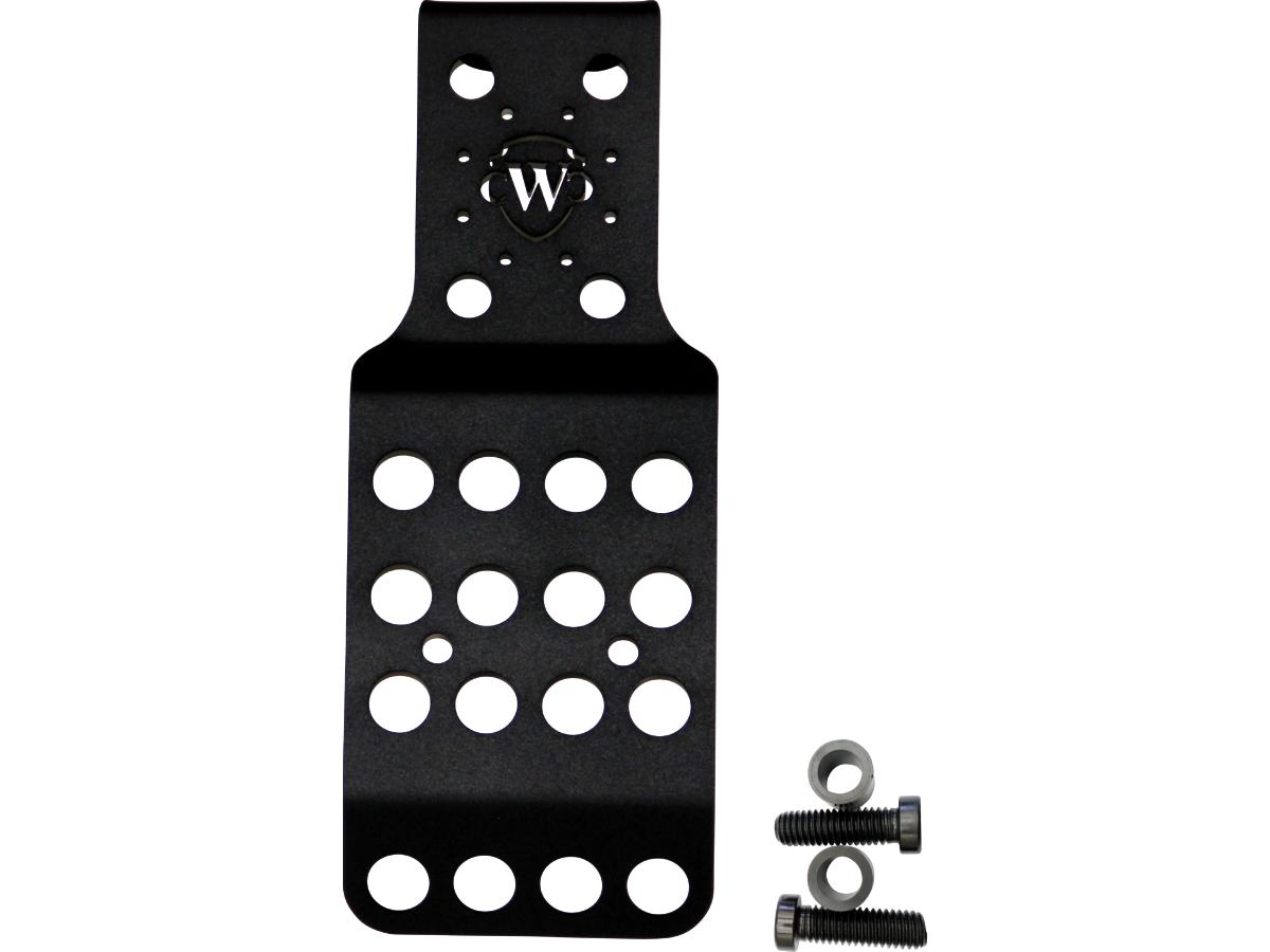 Cult Werk Old School Lower Engine Cover Black Powder Coated Cult Werk