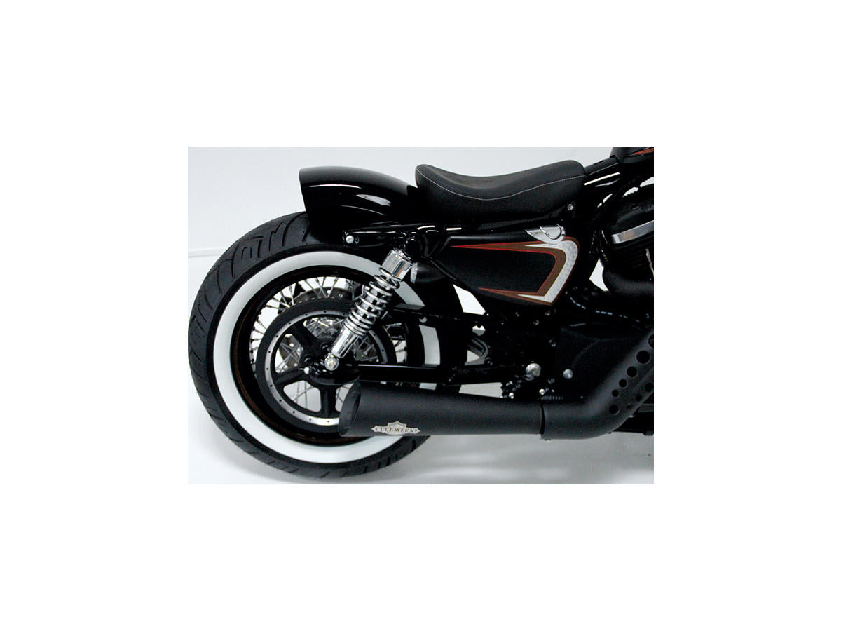 Cult Werk Oem Style Rear Fender For Sportster Models Short Gloss Black Gloss Cult Werk