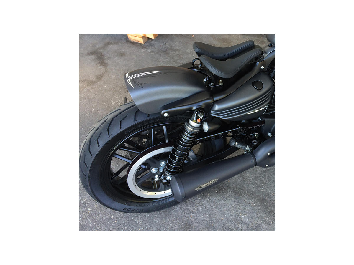 Cult Werk Oem Style Rear Fender For Sportster Models Short Gloss Black Gloss Cult Werk