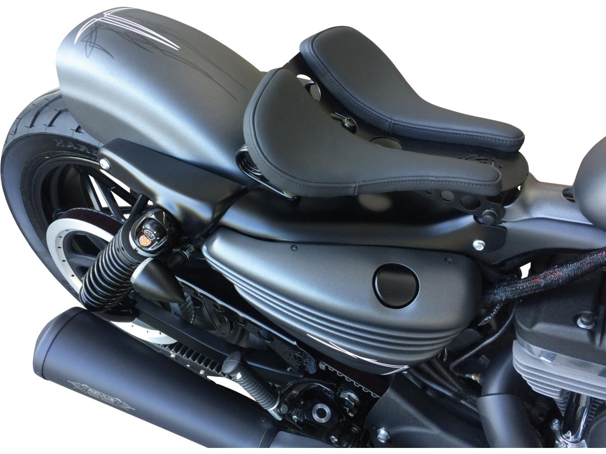 Cult Werk Old School Leather Smooth Solo Seat Black Leather Cult Werk Default Title