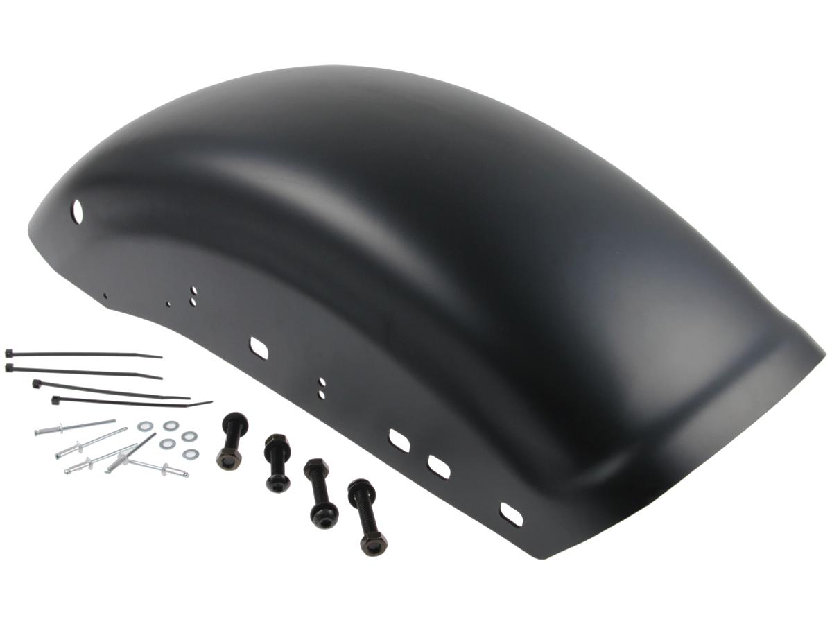 Cult Werk Oem Style Rear Fender For Sportster Models Long Black Ready To Paint Cult Werk