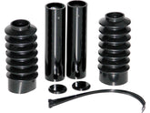 Cult Werk 6 Piece Fork Covers With Lower Fork Rubbers Plain Black Gloss Powder Coated Cult Werk Default Title