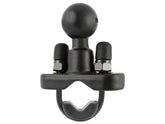 Ram Mounts Rail Base With Zinc Coated U Bolt &Amp; 1" Ball For Rails From 0.5" To 1.25" In Diameter Ram Mounts Default Title