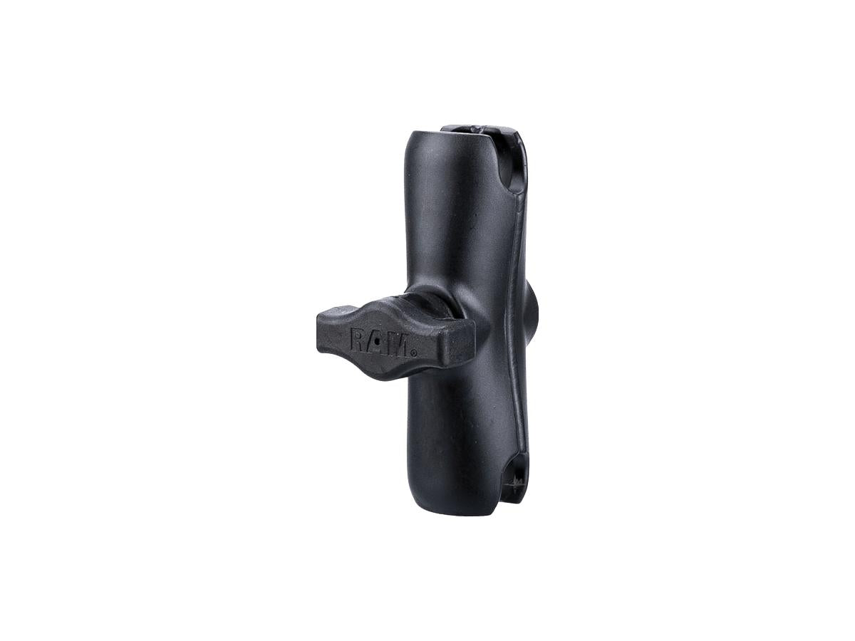 Ram Mounts Double Socket Arm For 1" Rubber Balls Medium Black Powder Coated 90 Mm Ram Mounts Default Title