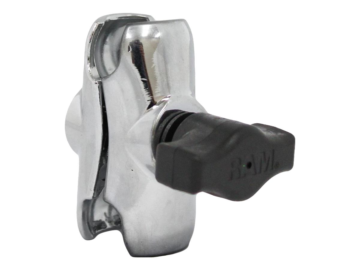 Ram Mounts Double Socket Arm For 1" Rubber Balls Short Chrome 60 Mm Ram Mounts Default Title