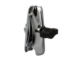 Ram Mounts Double Socket Arm For 1" Rubber Balls Medium Chrome 90 Mm Ram Mounts Default Title