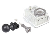 Ram Mounts Ram Custom Gopro Hero Adapter With 1" Rubber Ball Go Pro Hero Adapter Ram Mounts Default Title