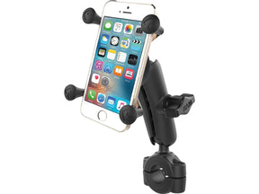 Ram Mounts Torque X Grip Handlebar Mounting Kit 3/4" 1" Handlebar Clamp, Short Arm And X Grip For Phones Black Powder Coated Ram Mounts Default Title