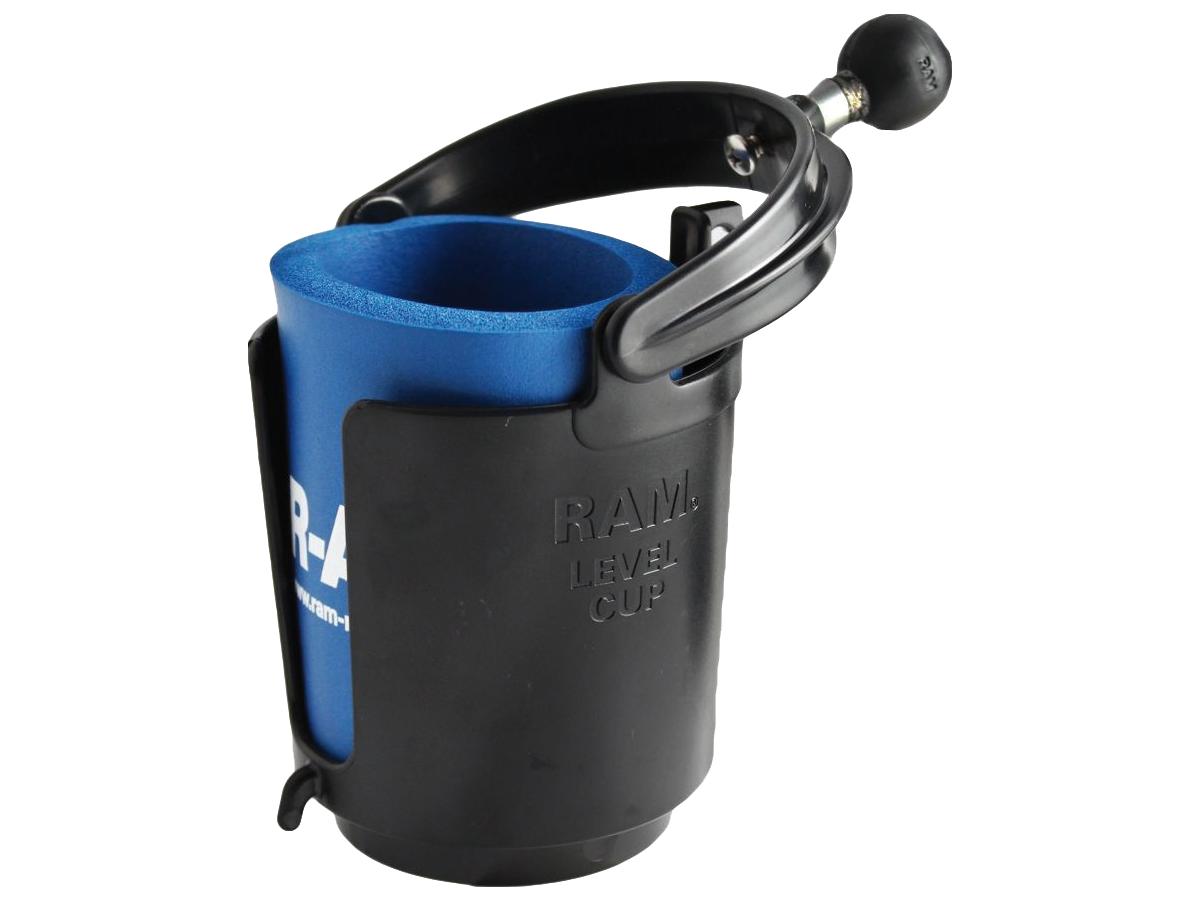 Ram Mounts Ram Level Cup Drink Holder With Koozie Self Leveling Drink Cup Holder Ram Mounts Default Title