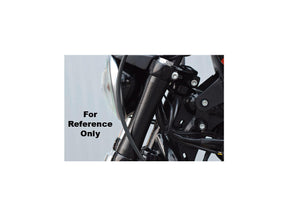 Flywheel Design Curved Upper Fork Cover Chrome Flywheel Design