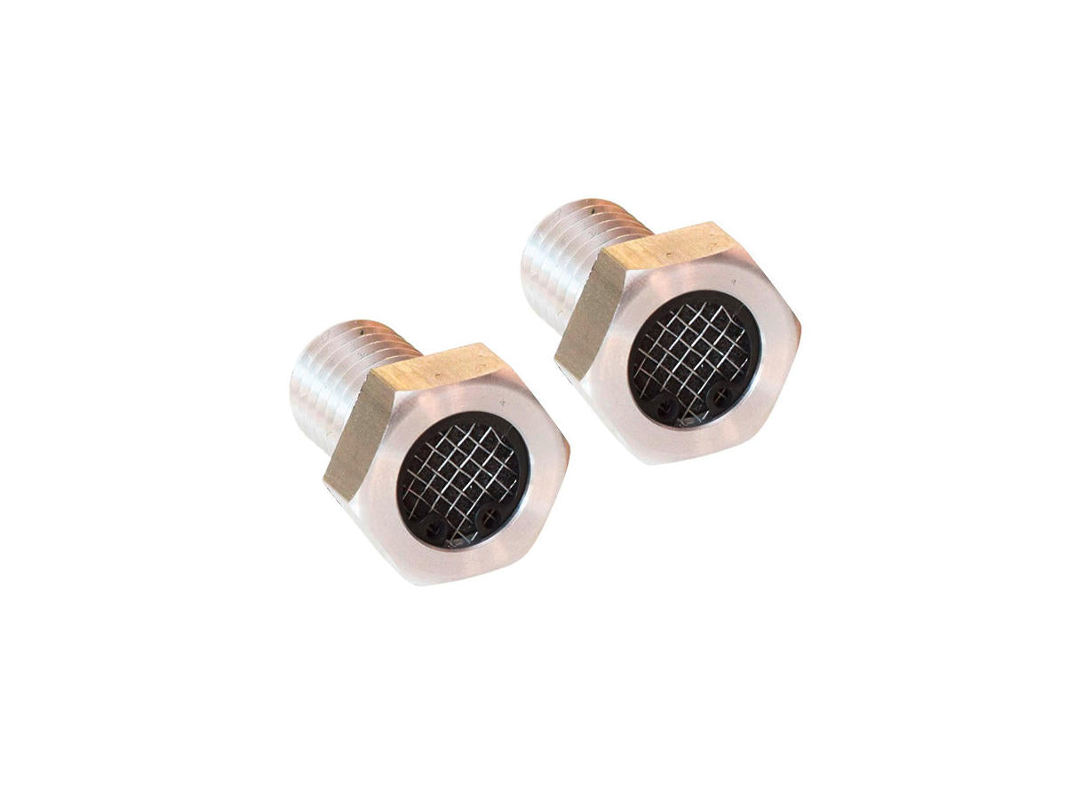 Flywheel Design Screen Cylinder Head Breather Bolt 3/8" 17 Unc Aluminium Raw Flywheel Design
