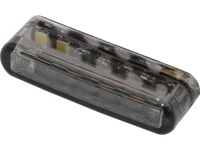 Shin Yo Shorty Led Turn Signal/Position Light Height(mm): 8 , Width(mm): 40 , Depth(mm): 13 , Approved For Horizontal Installation Smoke Led Shin Yo