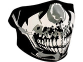 Zan Headgear Chrome Skull Neoprene Full Face Mask Zan Headgear Default Title
